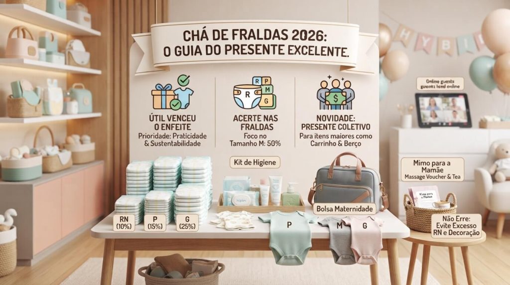 Os presentes de bebê que estão em alta nos chás de fralda em 2026
